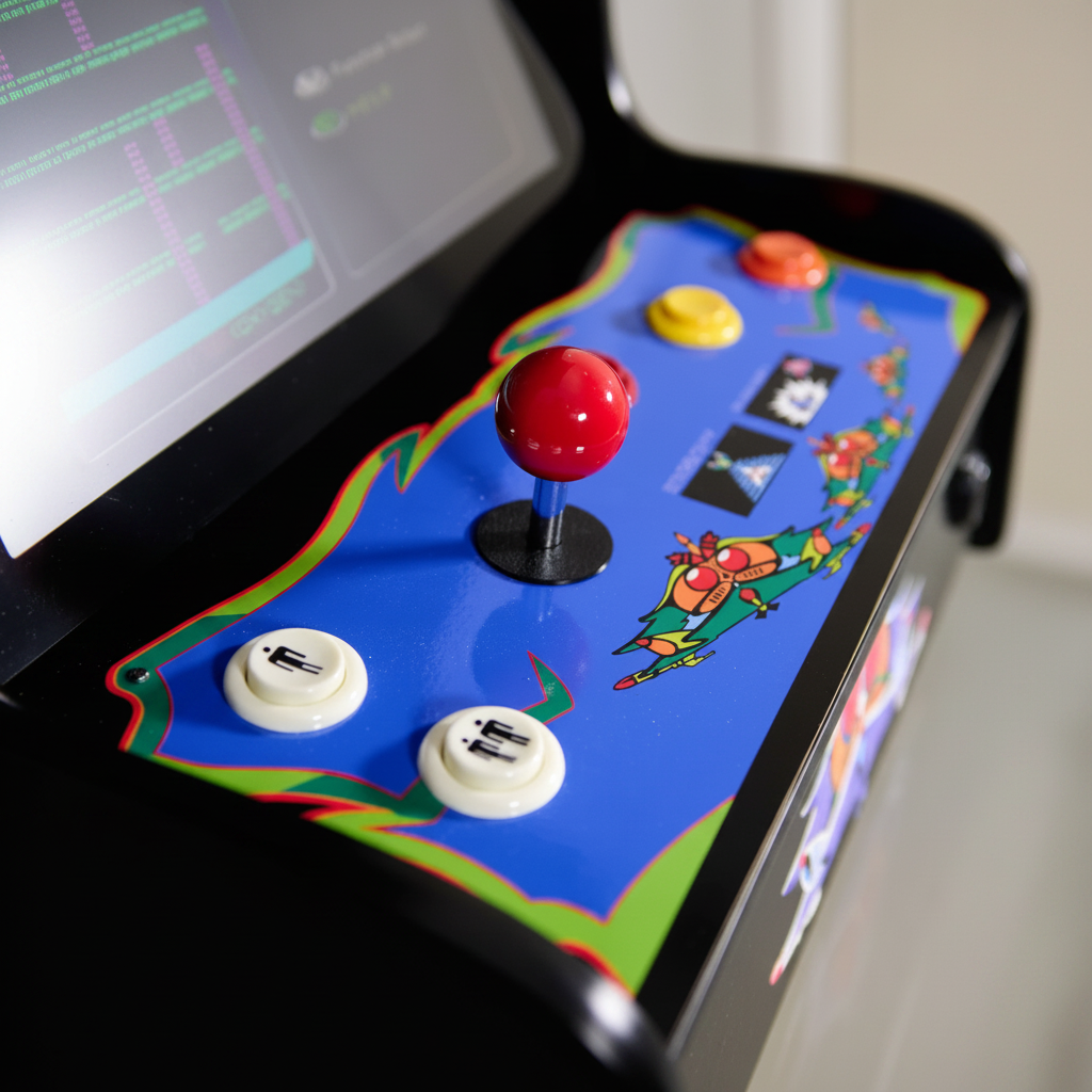 60 Classic Retro Games Tabletop Arcade Machine by (Black)