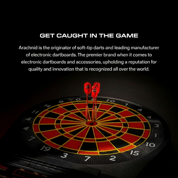 Cricket Pro 650 Standing Electronic Dartboard with 24 Games, 132 Variations, and 6 Soft-Tip Darts Included, Brown,E650Fs-Bk3