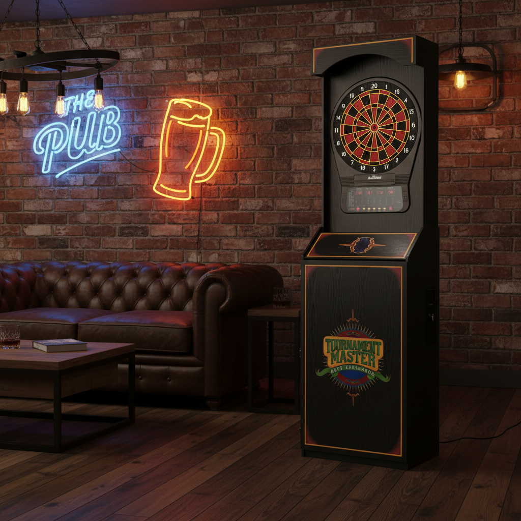 The Elysian 650 Electronic Dart Cabinet