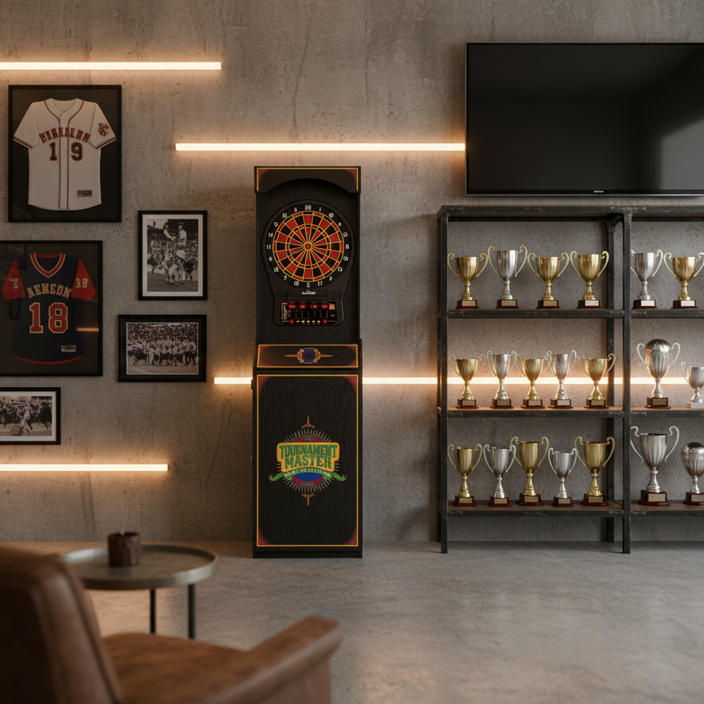 The Elysian 650 Electronic Dart Cabinet